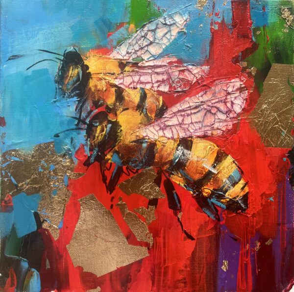 Bee - a painting by Karolina Muszyńska