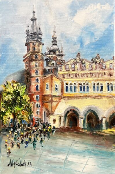 Kraków - a painting by Andrzej Wyciślok