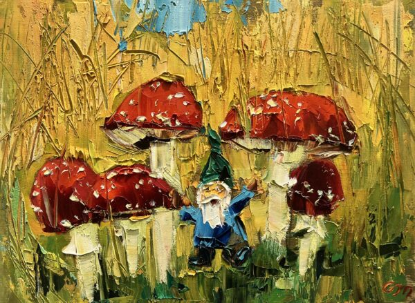 Gnome - a painting by Grażyna Irek