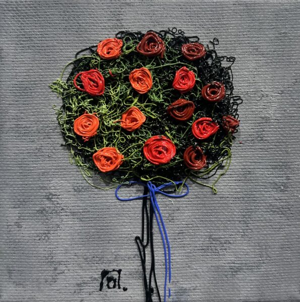 Bouquet - a painting by Oksana Parashchak