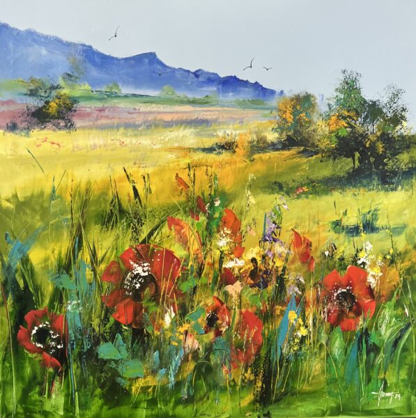 Meadow - a painting by Alfred Anioł