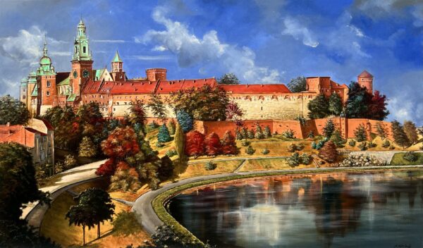 Wawel - a painting by Magdalena Żołnierek