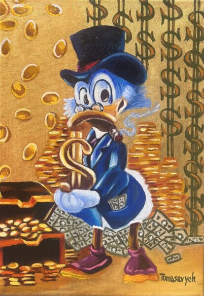 McDuck - a painting by Aleksander Tomasievych