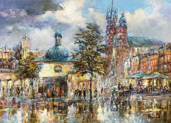 Kraków - a painting by Danuta Frydrych