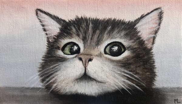 Cat - a painting by Monika Luka