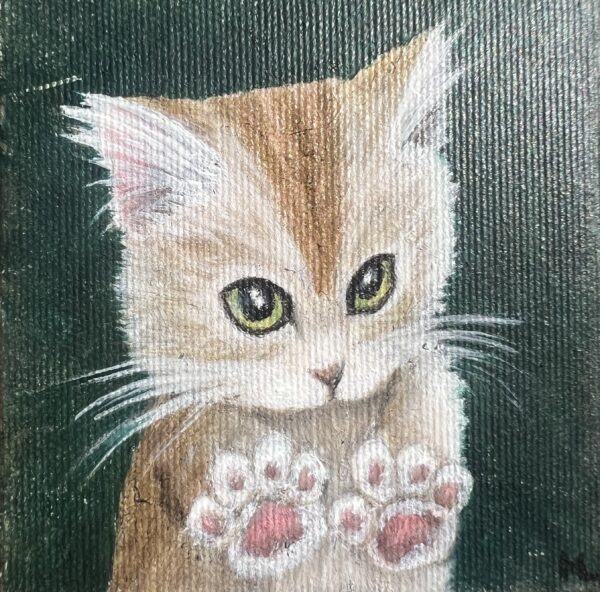 Cat - a painting by Monika Luka