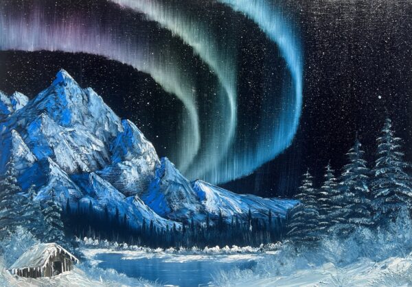 Winter - a painting by Marek Rojek