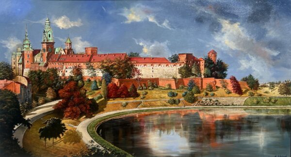 Wawel Castle Painting – Krakow Landscapes - a painting by Magdalena Żołnierek