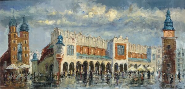 Kraków - a painting by Włodzimierz Skuza