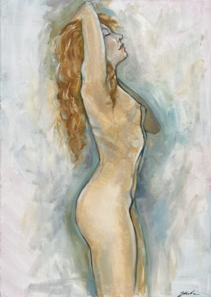 Nude - a painting by Jagoda Kochanowicz