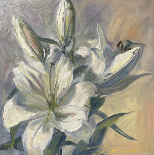 Flowers - a painting by Jarosław Tarnowski