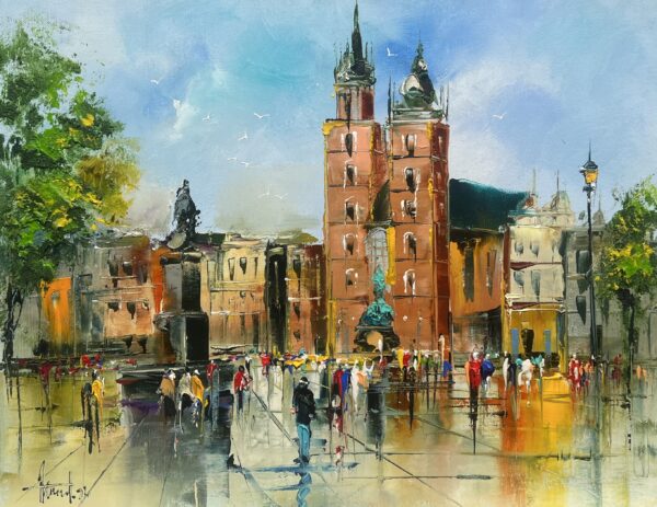 Kraków - a painting by Alfred Anioł