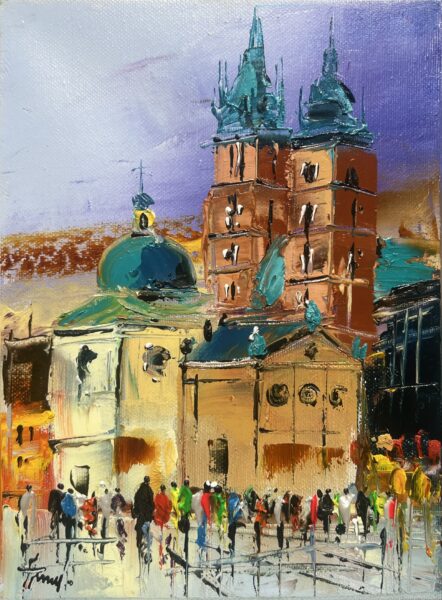 Kraków - a painting by Alfred Anioł