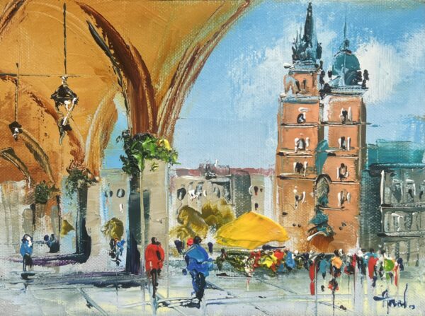 Kraków - a painting by Alfred Anioł