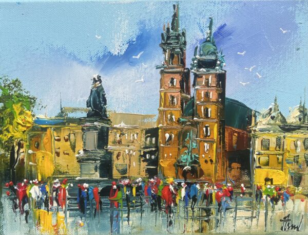 Kraków - a painting by Alfred Anioł