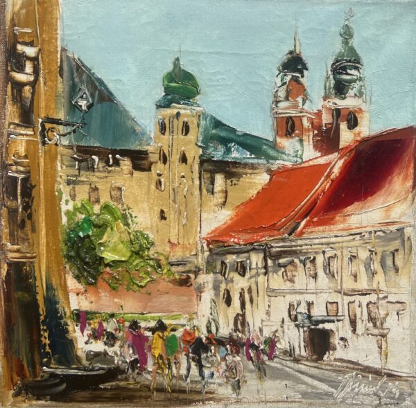 Kanonicza - a painting by Alfred Anioł