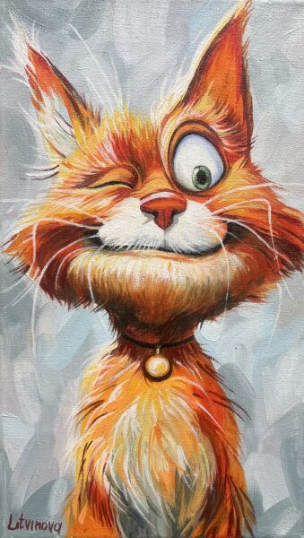 Cat - a painting by Olga Litvinova