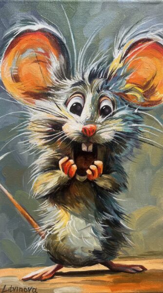 Mouse - a painting by Olga Litvinova