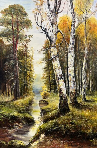 Forest - a painting by Henryk Adamowicz