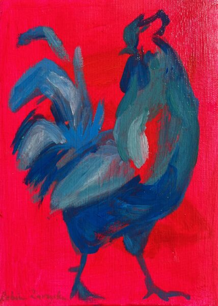 Rooster - a painting by Robin Zarzycka