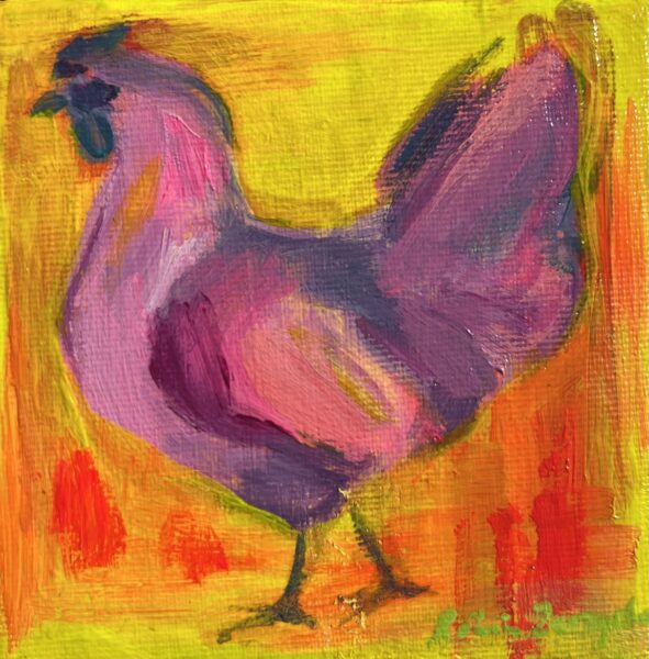 Rooster - a painting by Robin Zarzycka