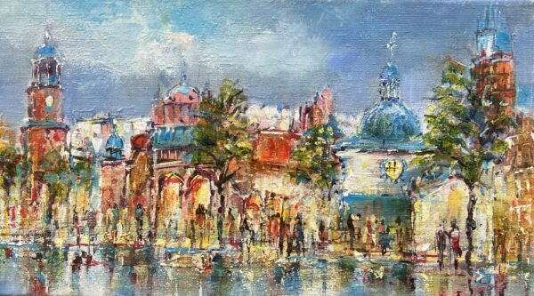 Kraków - a painting by Danuta Frydrych