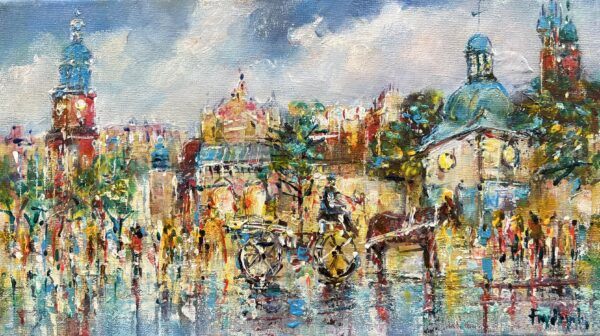 Kraków - a painting by Danuta Frydrych