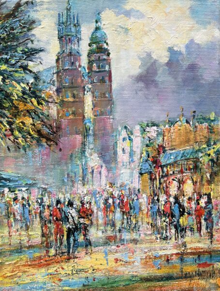 Kraków - a painting by Danuta Frydrych