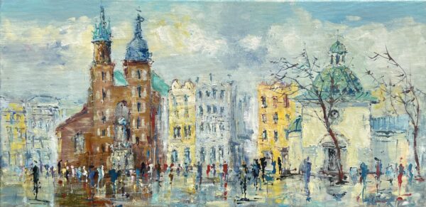 Kraków - a painting by Włodzimierz Skuza