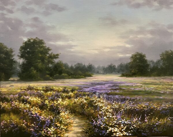 Nature - a painting by Ryszard Michalski