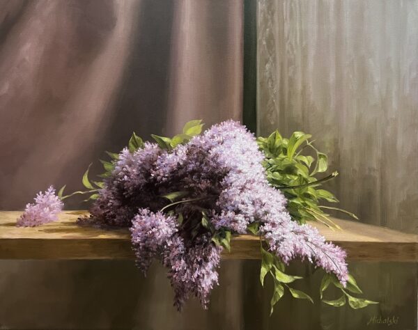 Flowers - a painting by Ryszard Michalski