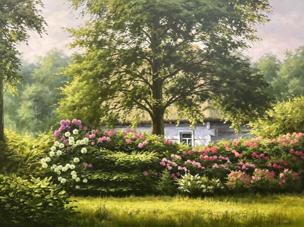 Garden - a painting by Ryszard Michalski