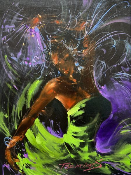 Dancer - a painting by Sergiy Tsemrouk