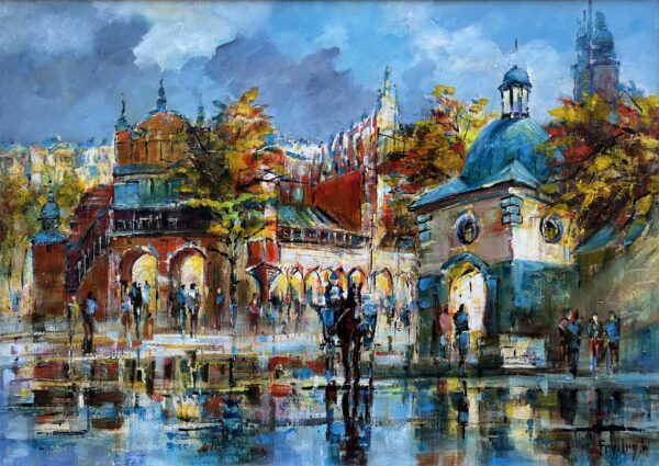 Kraków - a painting by Danuta Frydrych