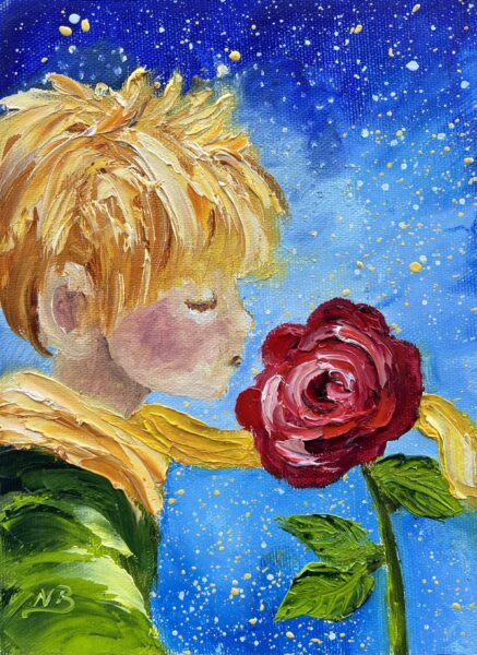 Little Prince - a painting by Nina Bednarz