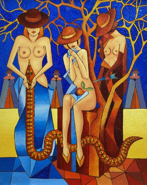 Trio - a painting by Jan Szary