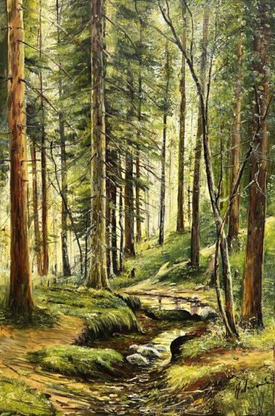 Forest - a painting by Henryk Adamowicz