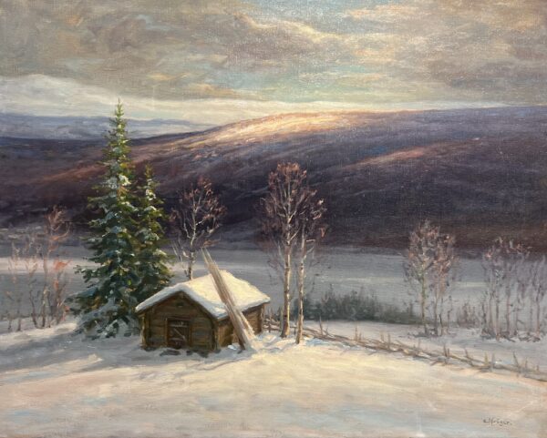 Winter - a painting by Unknown