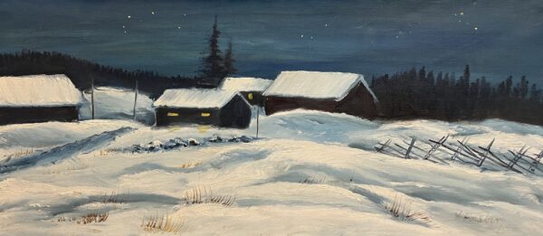 Winter - a painting by Unknown