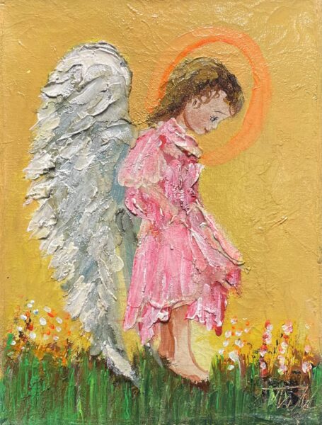 Angel - a painting by Tadeusz Wojtkowski