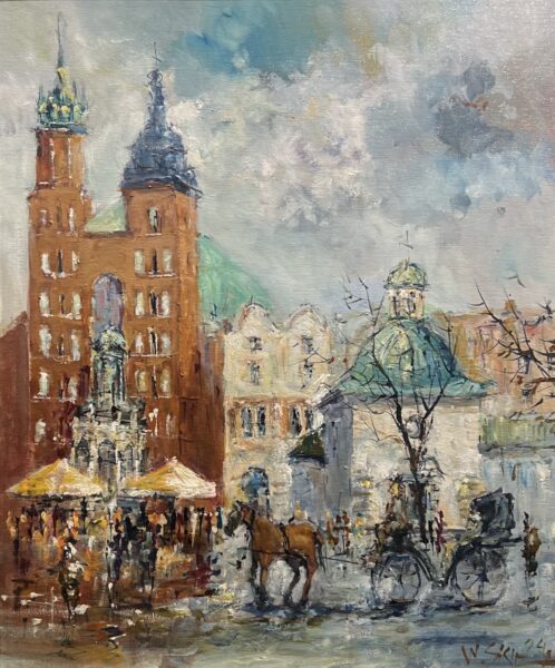 Kraków - a painting by Włodzimierz Skuza