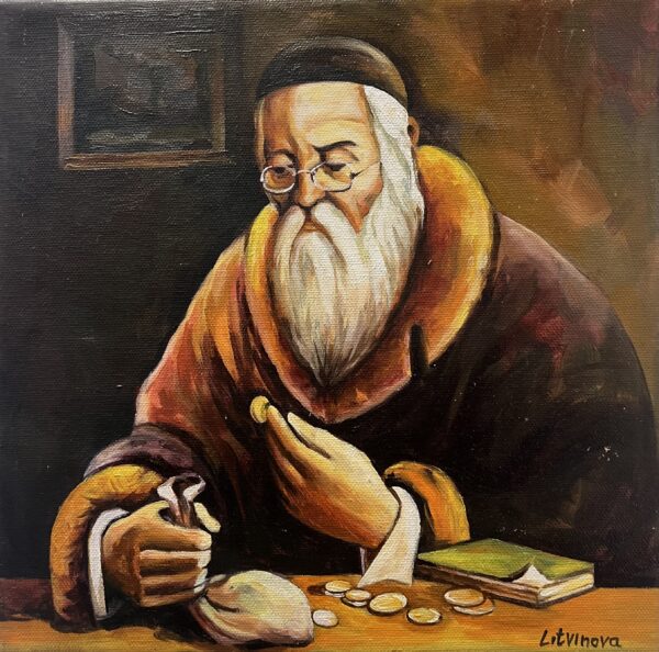 Old jew - a painting by Olga Litvinova