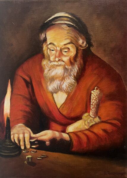 Jew - a painting by Aleksander Tomasievych