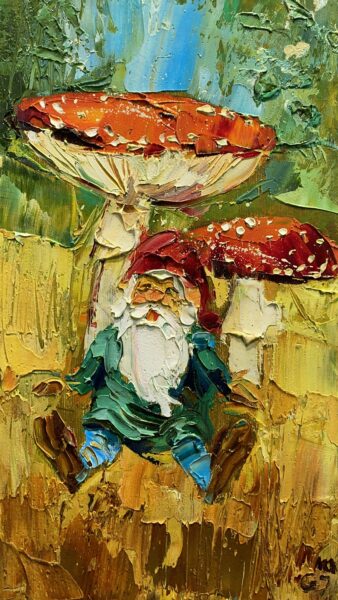 Dwarf - a painting by Grażyna Irek