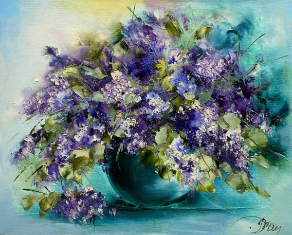 Flowers - a painting by Danuta Mazurkiewicz