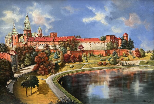 Wawel - a painting by Magdalena Żołnierek