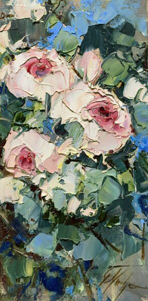 Roses - a painting by Grażyna Mucha