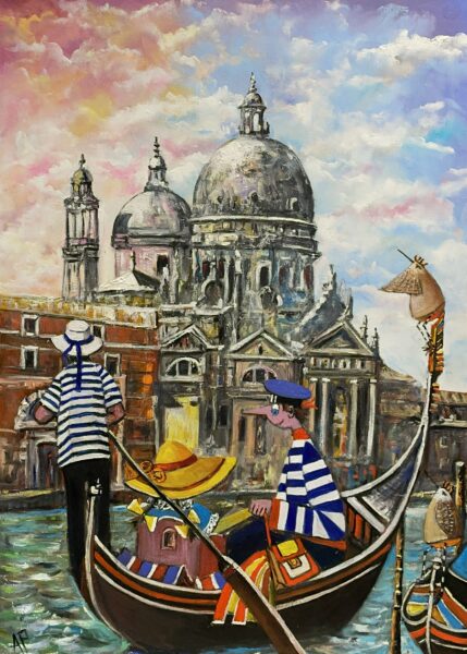 Venice is waiting! Baby - a painting by Artur Płachta