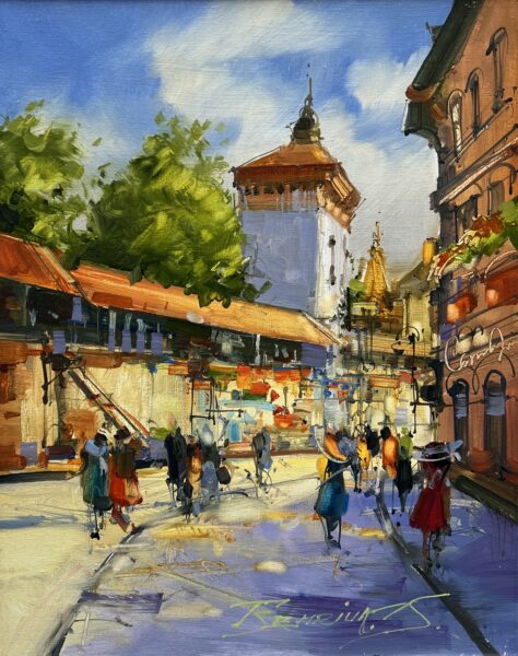 Kraków - a painting by Sergiy Tsemrouk