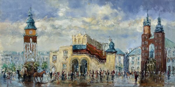 Kraków - a painting by Włodzimierz Skuza